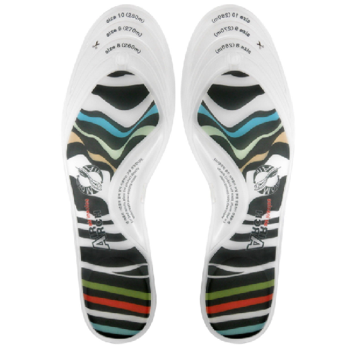 Air Arch Walking Zebra Shoes Insoles Men Women Orthotic Support Flat Feet Insert