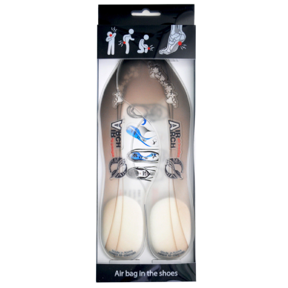 Air Arch High heel Brown One size Shoe Insole Insert for Women Orthotic Support