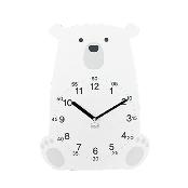 Lovely Polar Bear non-ticking Silent Wall Clock