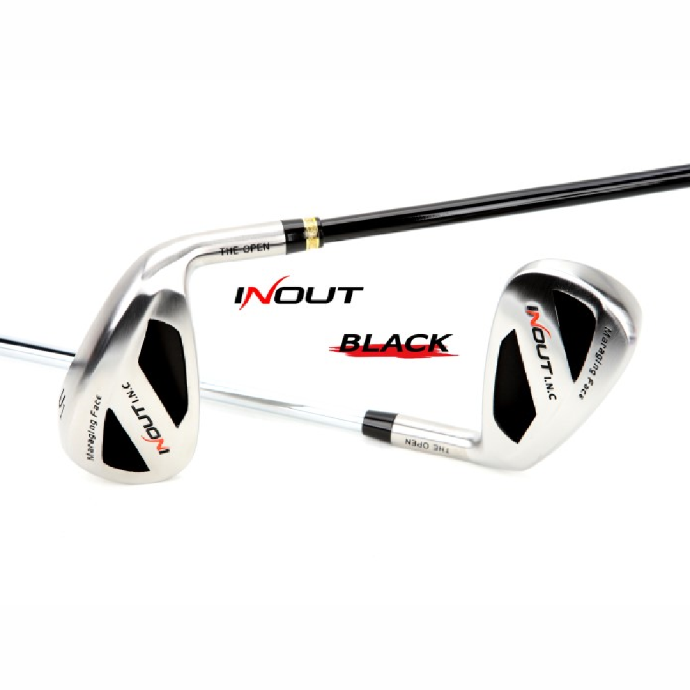 New Utility IRONS INOUT BLACK U1 / U2 Graphite 37 inch / 36.5 inch Golf Swing