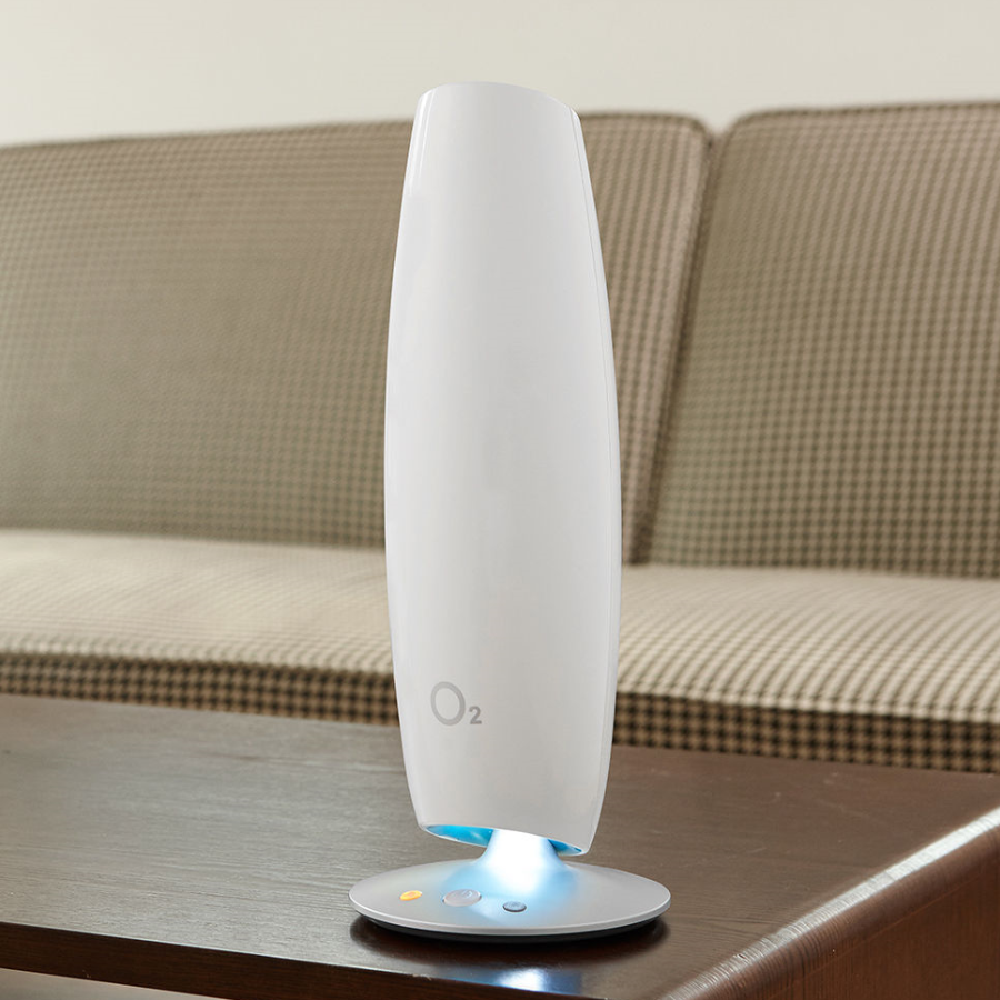 O2Care Air Purifier Dust Mites Bacteria HEPA Filter UV sterilizing lamp