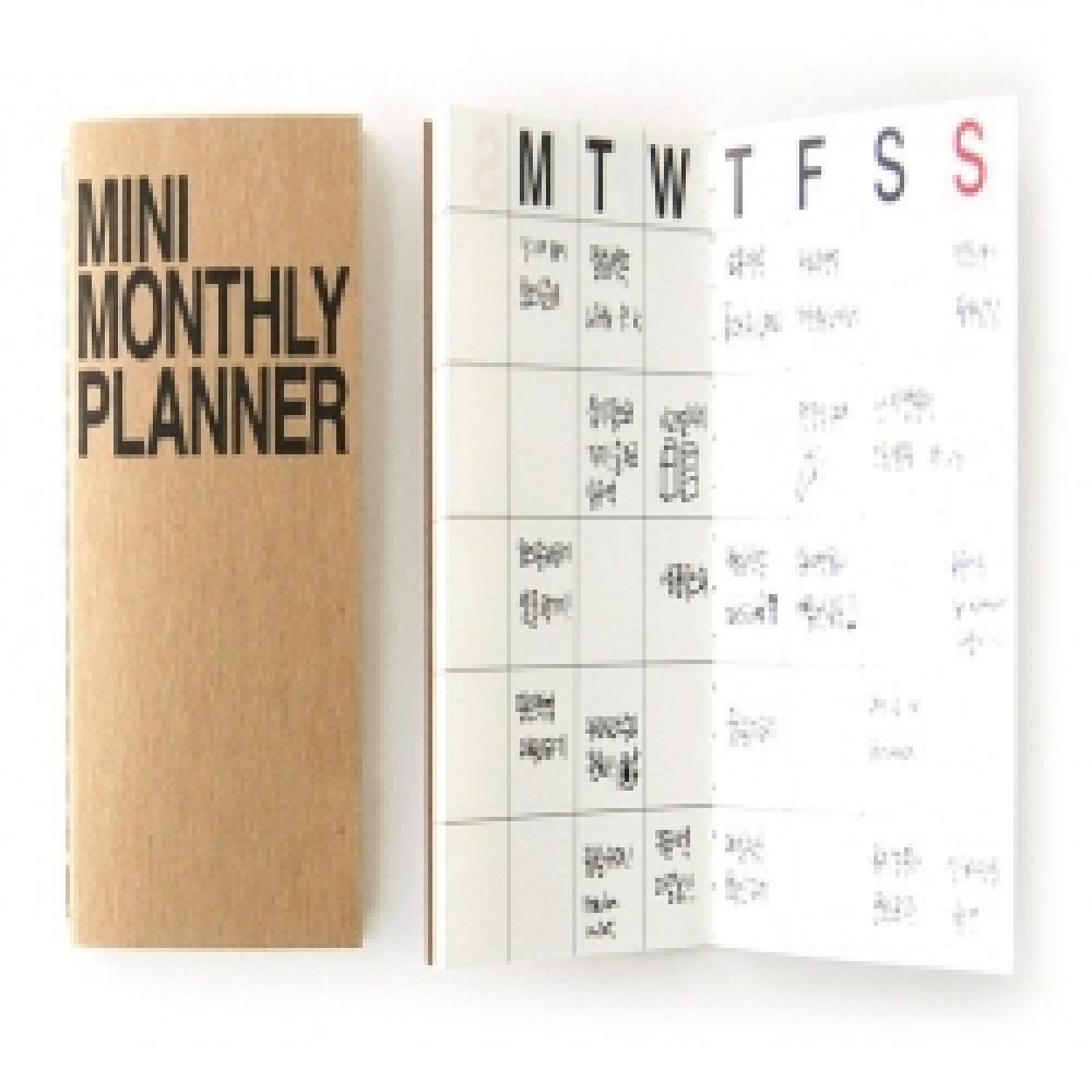JSTORY Monthly Planner Paper Simple planner note book A3, A4, A5, A6, A7 (Small Monthly Planner A6) 