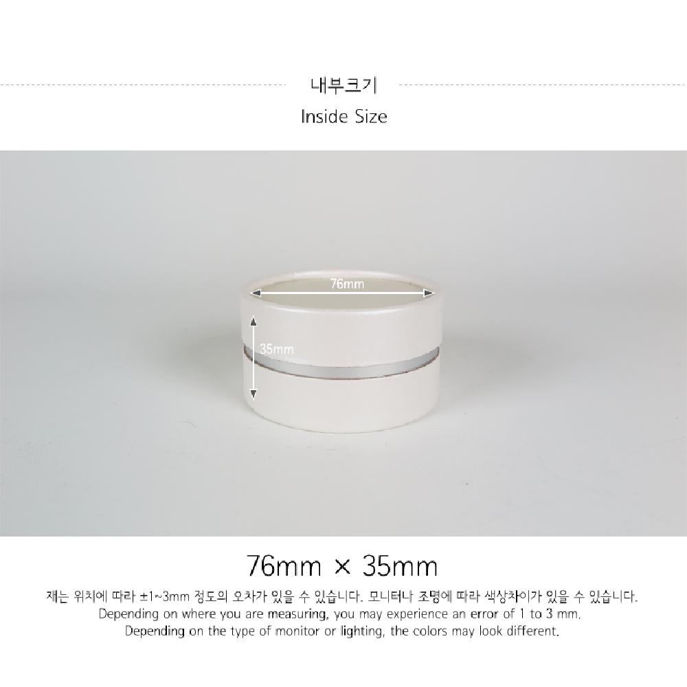 CB-Soap paper tube (Silver)_Soap Accessory Packaging Boxes Cylinder Gift Box Wrapping Supplies