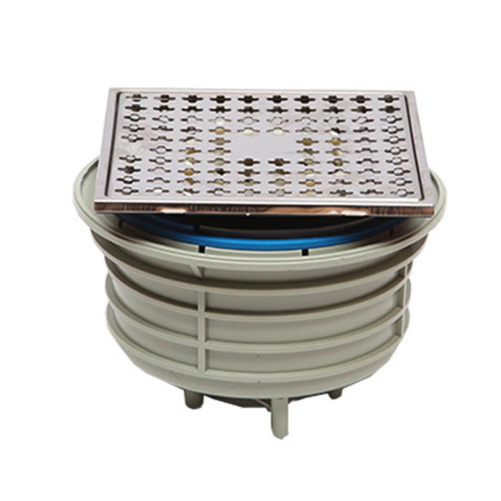 Ecentric slider drain trap M-8 as the stainless steel plate of upper part can be moved to right,left