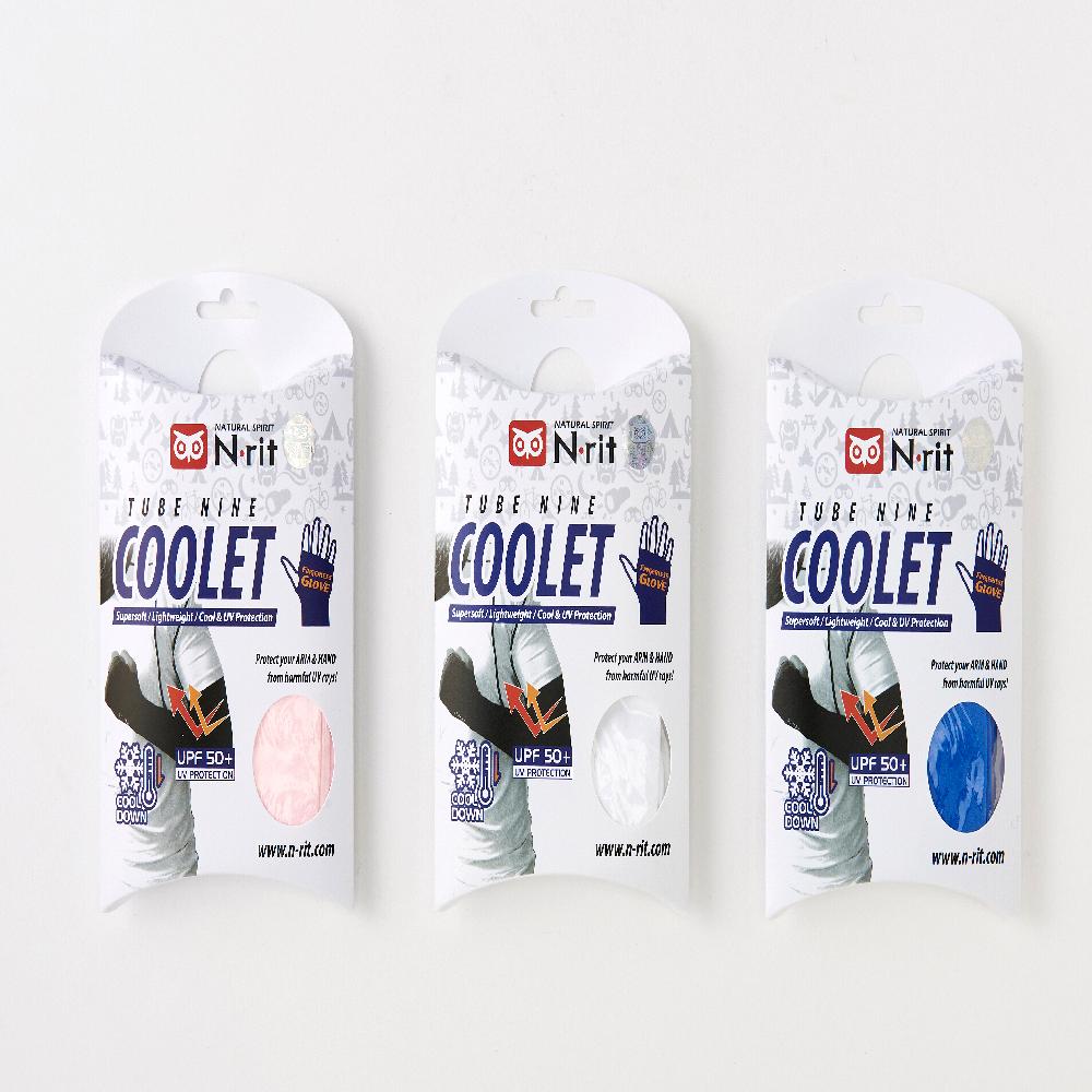 N-rit Sports Sleeves COOLET2, COOLET GLOVE, Cooling arm sleeve, UV protection