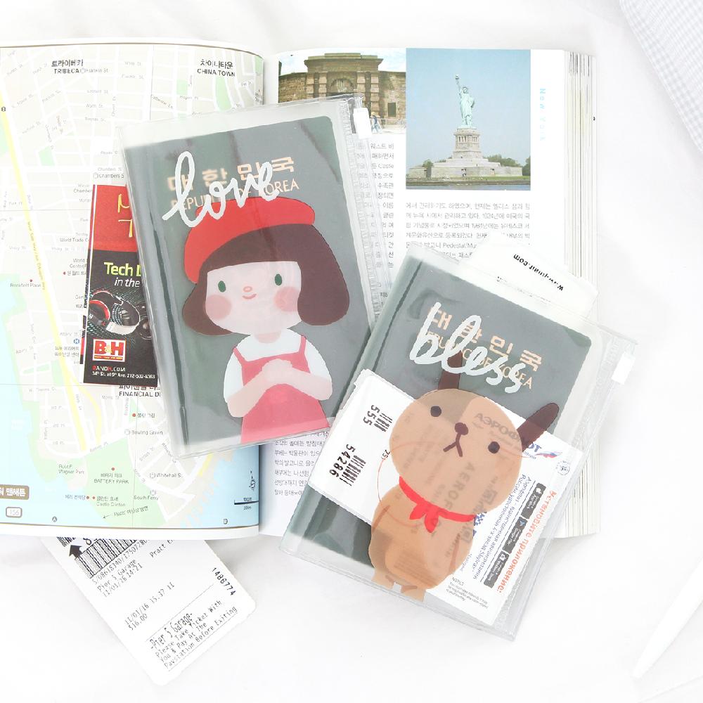 GRACEBELL Hello Jane clear passport case