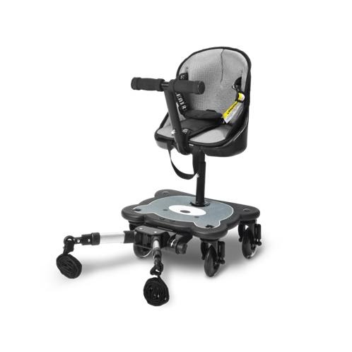 KIDS-SLEDS 4 WHEEL designed to provide a unique experience for parents and children (Black)