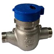 Water meter for measuring the quantity or rate of water flowing through a pipe( Silver)