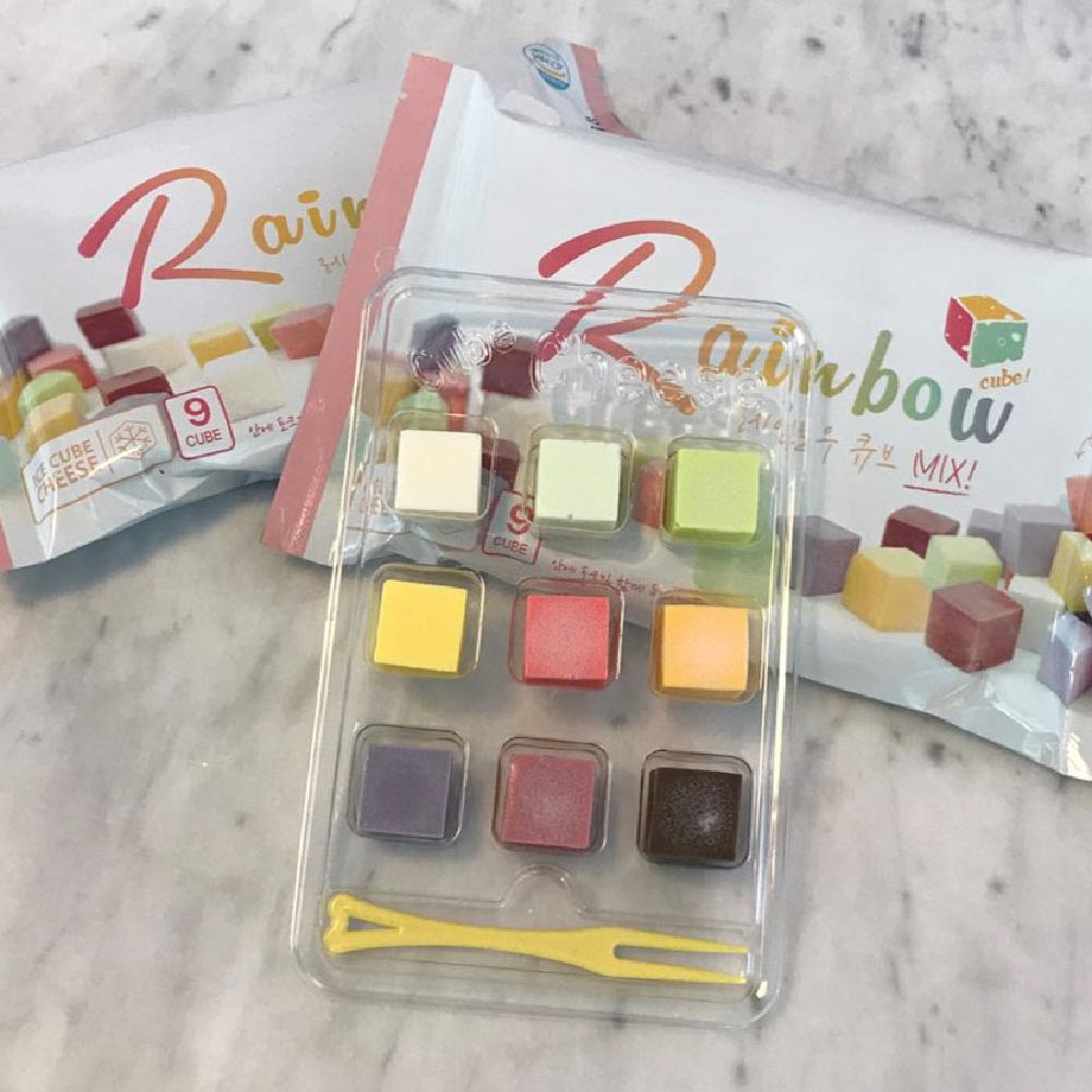 9 flavors Rainbow cube Mix