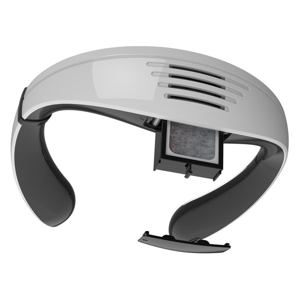 EOS Convenient Wearable Type Portable Air Purifier ( White & White )