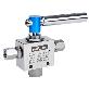 detail image1 High Pressure 2-Way Ball Valve Trunion style Ball 1/4" 20,000psi