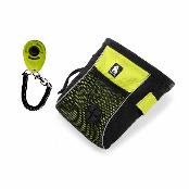 JAX PLANET Dog Training Bag Clicker Set  (Dog Treat Pouch or Snack Bag Tug Toy + Training Clicker)