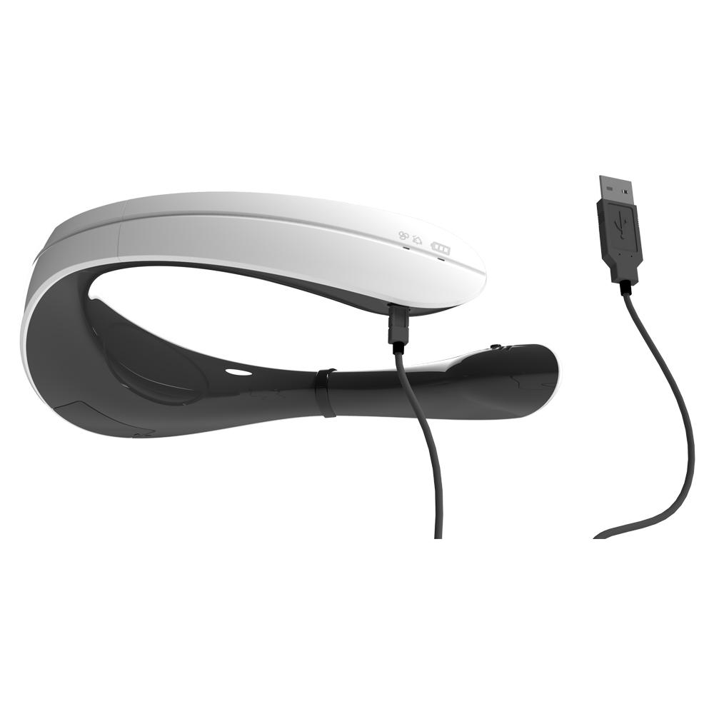 EOS Convenient Wearable Type Portable Air Purifier Hepa Filter Black & White