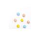 detail image2 6 wool balls(blue and pink and yellow)