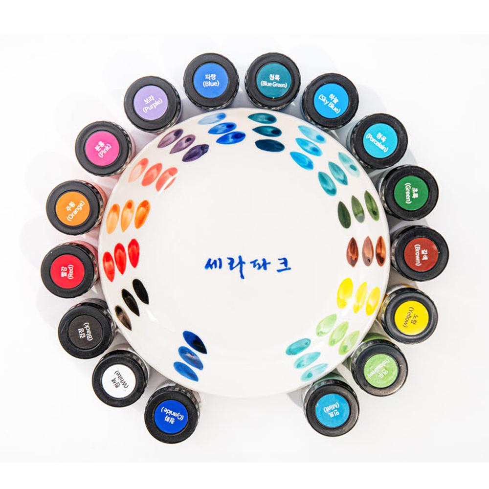 Ceramic Paints 16Color Set