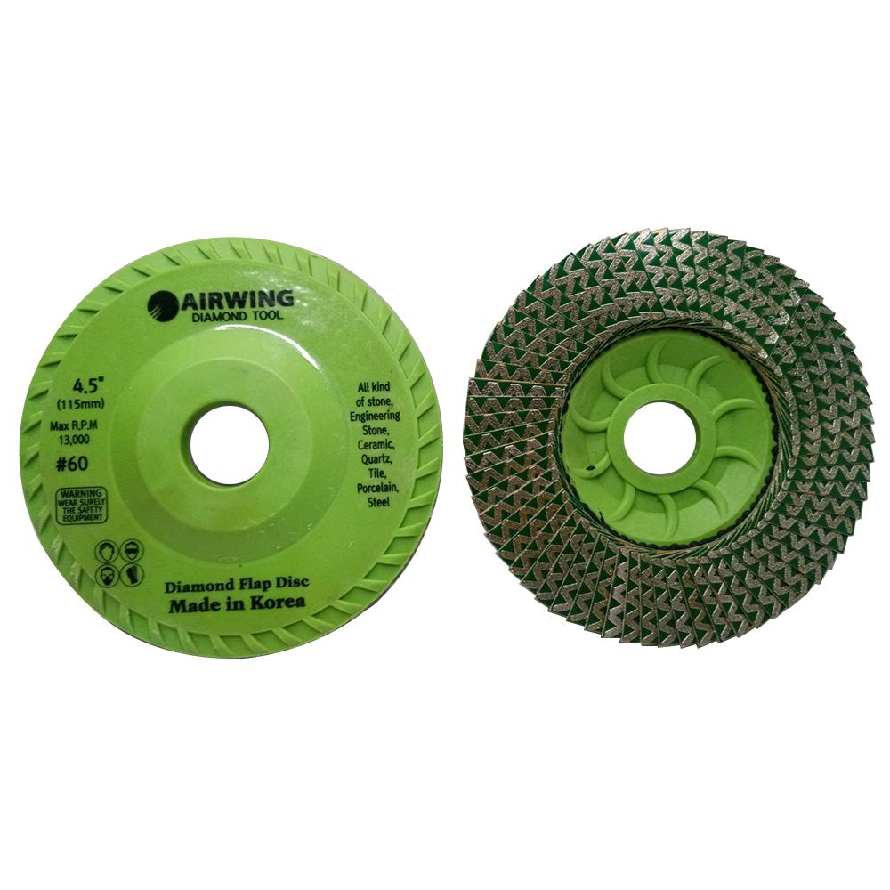 AIRWING Diamond Flap Disc Polishing Wheel Grinding Brush Gap Polisher Grinder