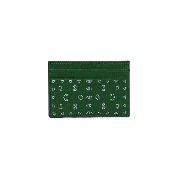 a feldspar-pattern wallet - GREEN