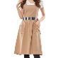 full image waist colored apron beige