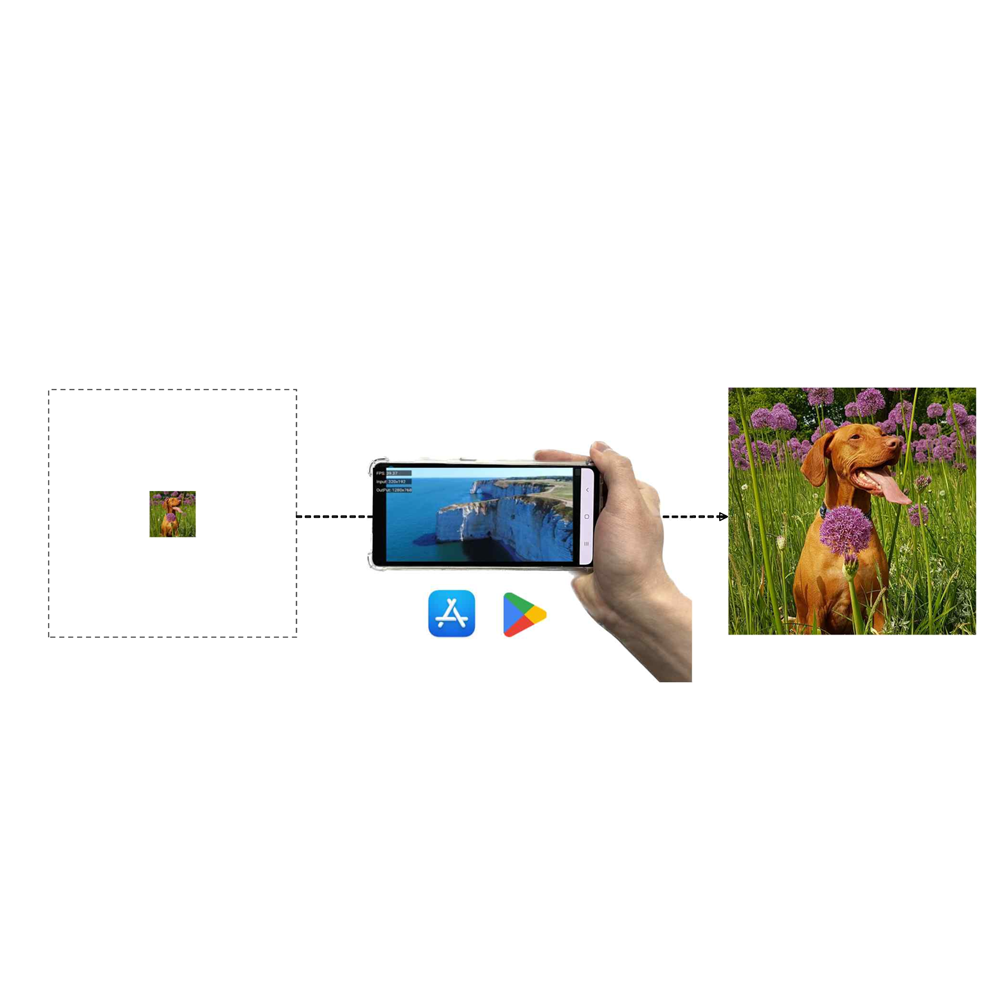 Real-time AI video enhancing/upscaling mobile solution