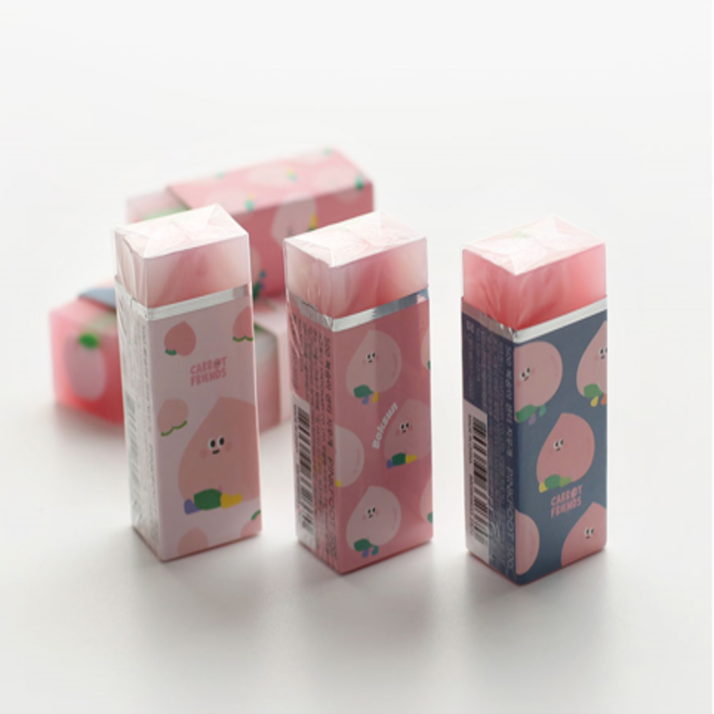 [Pinkfoot] Good quality peach eraser 36EA/1pack