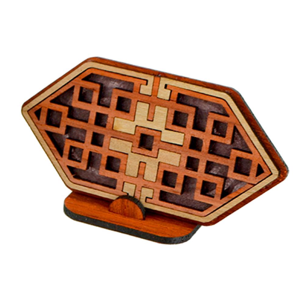 Korean Traditional Patterned Wooden Diffuser Holder / Lattice