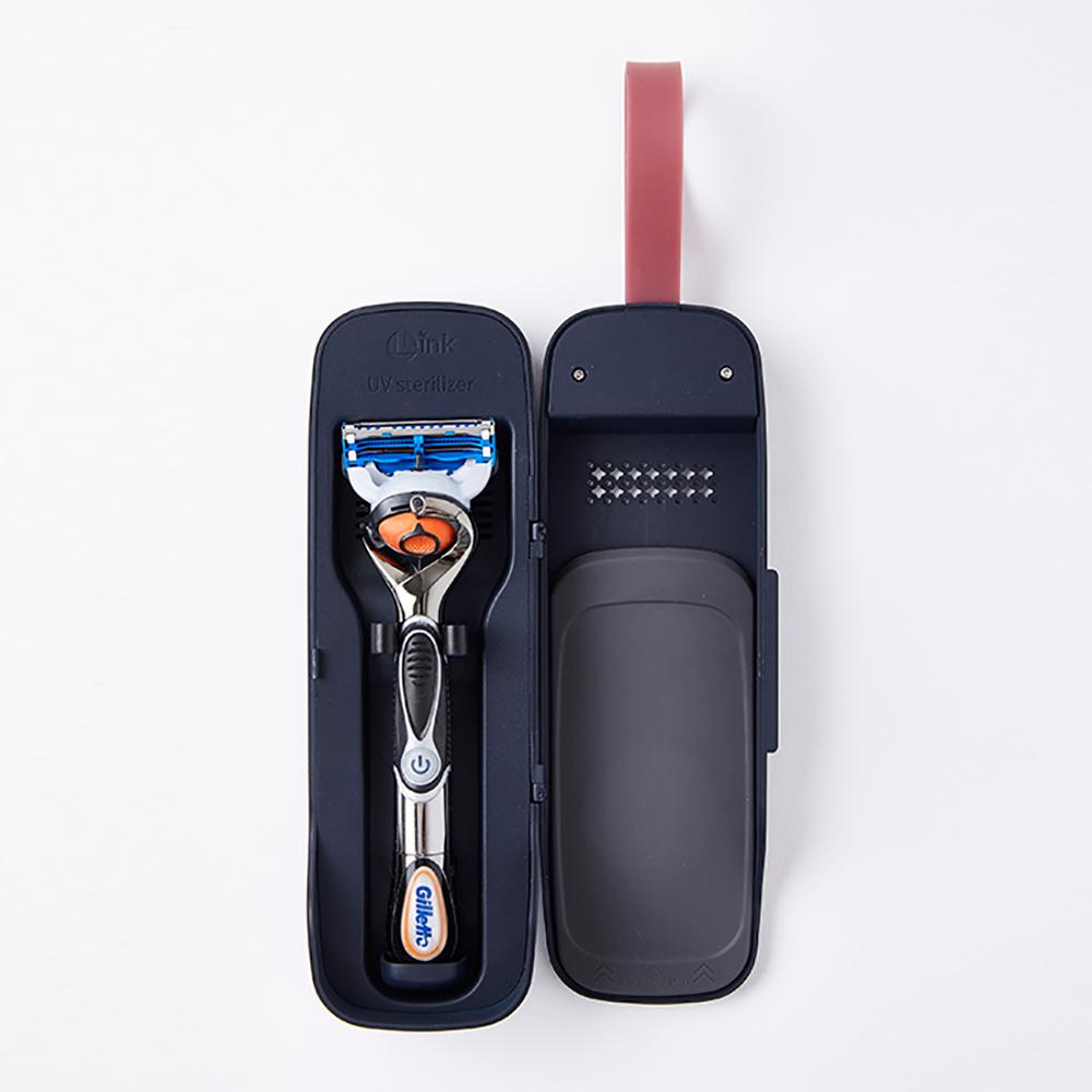 LINK Portable Razor Case UV-C LED Sterilizer & Cleaning Pad