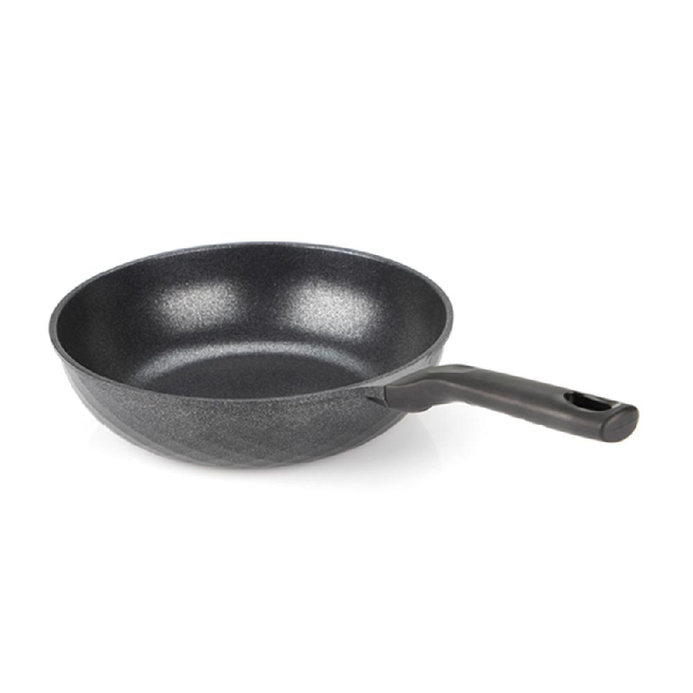 COTE SILVER - Nonstick Coating Flat Bottom Wok Pan, Induction Compatible (10 Inch)