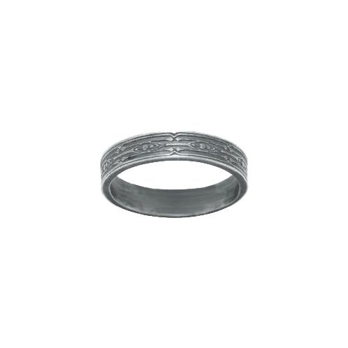 Iris Etching Couple Ring Men