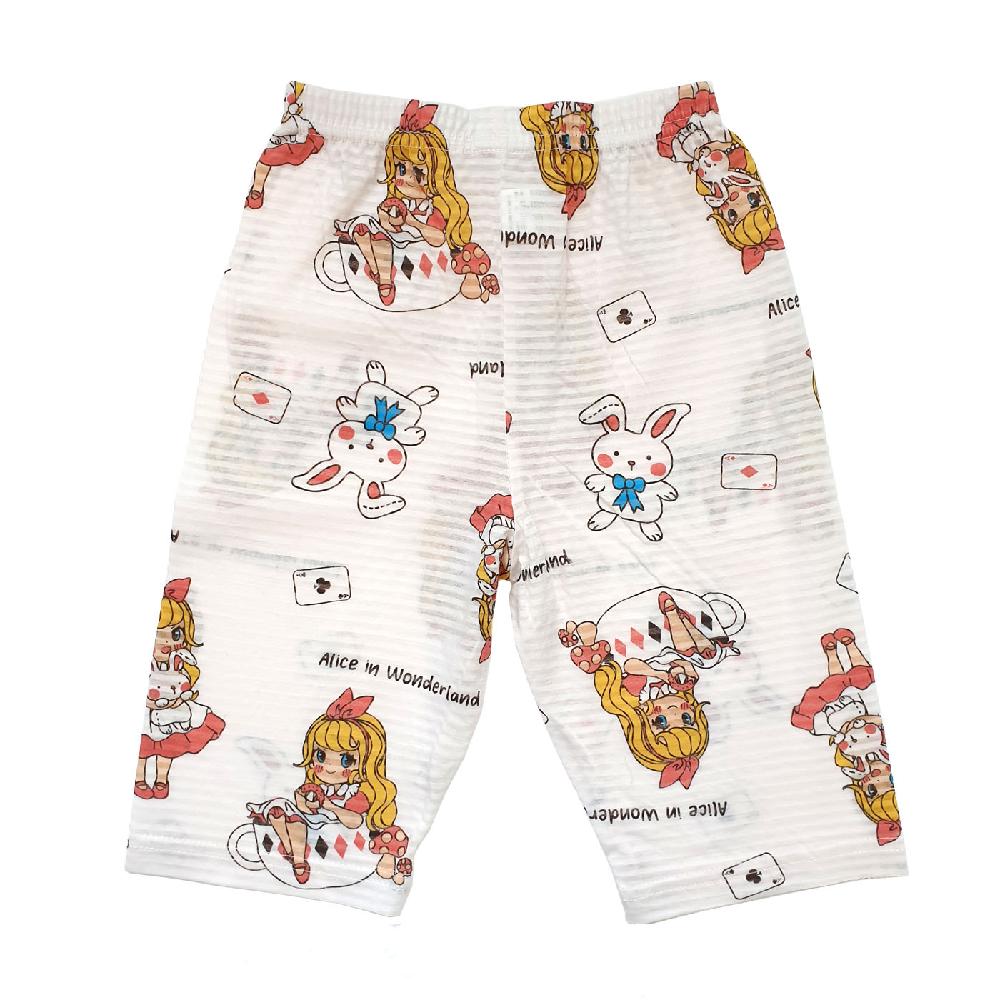 Alice; 21SS kids Organic 3/4 Sleeves Jacquard