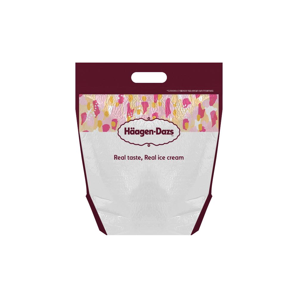 Printed Cool Retention Bag with Zip Lock handle Custom Print bag