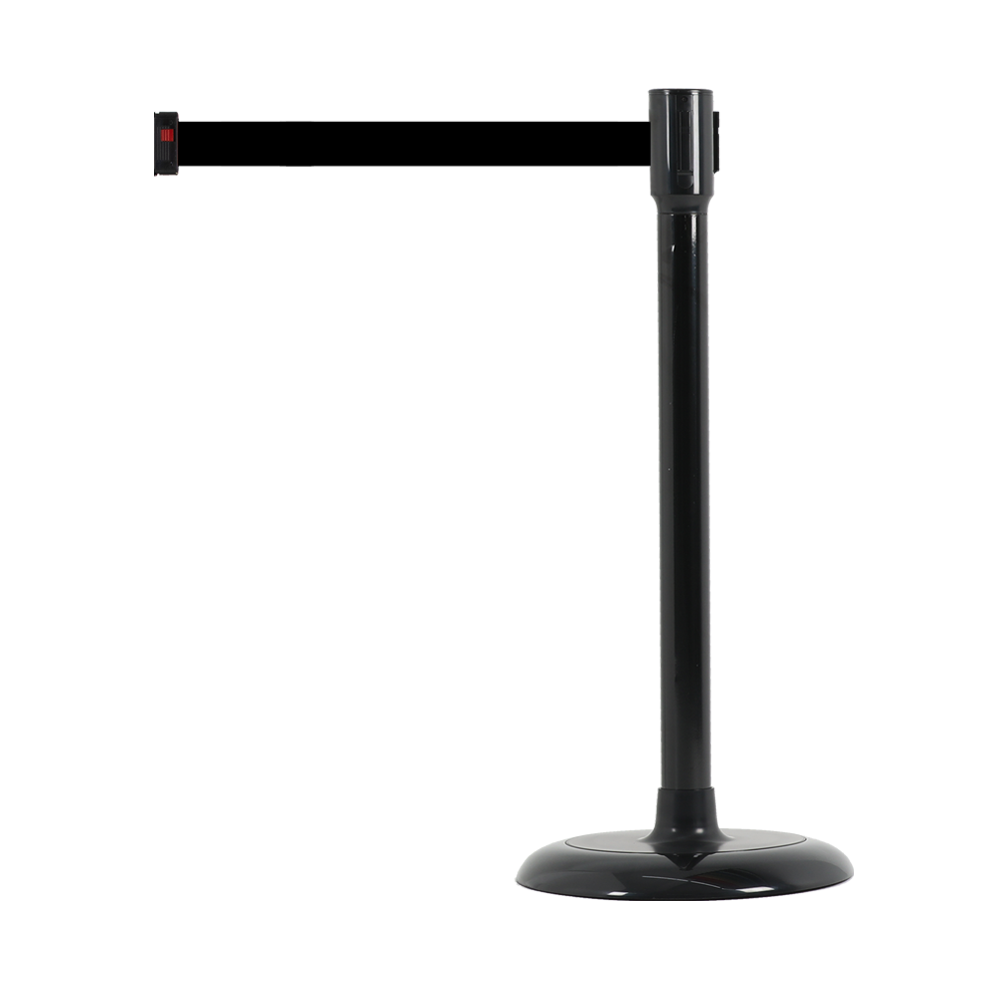 Slow Retractable Belt Stanchion (BS-BK)